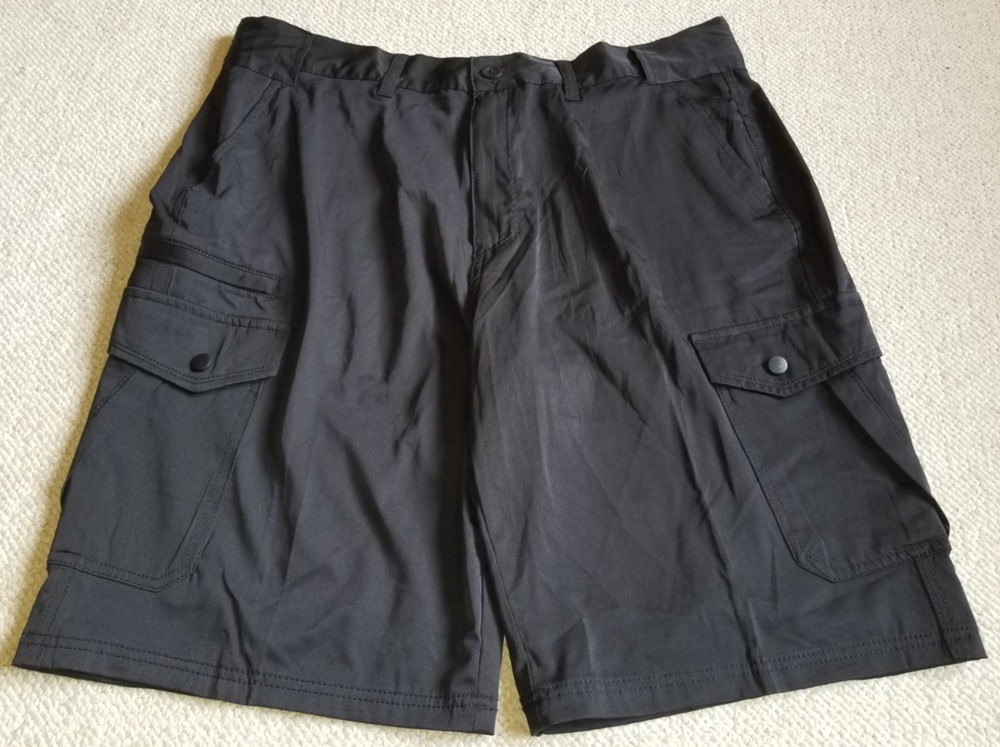 Mens Shorts-DENALI-black stretch cargo Performance Outdoor hiking-38